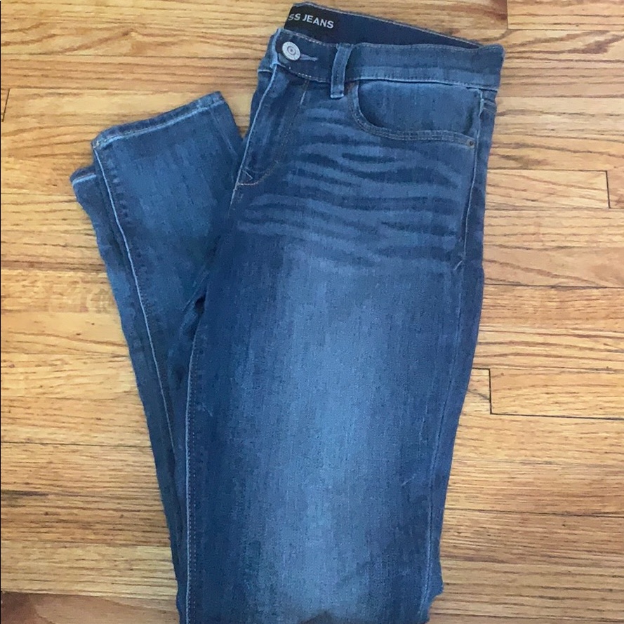 Express Jeans Mid Rise Light Denim